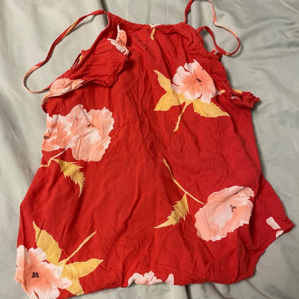 Billabong Sleeveless Floral Blouse